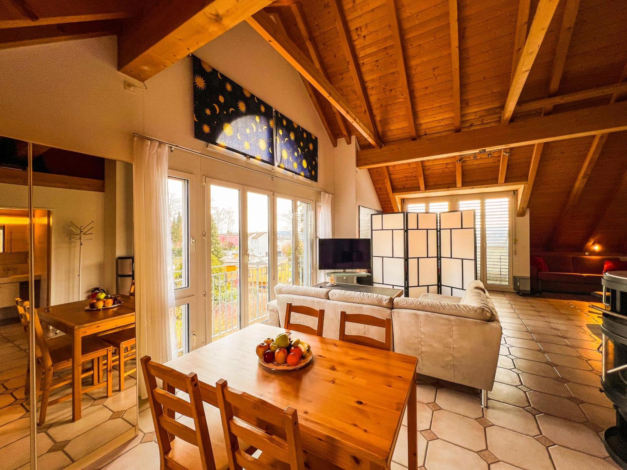 Dachwohnung In Flughafennaehe Kloten Extérieur photo
